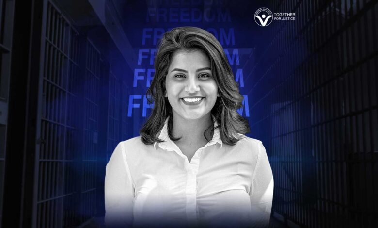 A farcical court sentenced Loujain Al-Hathloul to eight years and five months imprisonment