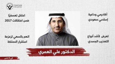 الحرية للدكتور علي العمري